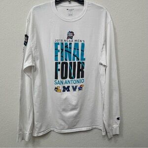 Champion Brand 2018 NCAA Final Four Long Sleeve T-Shirt Large